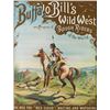 Image 2 : Large framed modern color copy of a famous  Buffalo Bill&#8217;s Wild West and Co