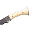 Image 6 : Beautiful ivory handled Gurkha with leather  sheath and two side knives.  T