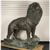 Image 2 : Hollow cast bronze lion approximately 56&#8221;  tall by 51.5&#8221; long by 19.5&#8221; wide