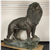 Image 2 : Hollow cast bronze lion approximately 56&#8221;  tall by 51.5&#8221; long by 19.5&#8221; wide