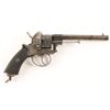 Image 1 : Engraved European Pinfire Revolver, 9mm  caliber, 5.75&#8221; barrel, S/N 15331.