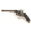 Image 2 : Engraved European Pinfire Revolver, 9mm  caliber, 5.75&#8221; barrel, S/N 15331.