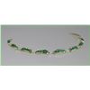 Image 2 : Captivating Columbian Emerald and Diamond  Bracelet with 36 channel set nat