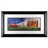 Image 1 : Framed and matted limited edition animation  art litho of the Flintstones c