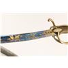 Image 2 : French-made for U.S. Cavalry saber with blue  and gilt blade in American Pa
