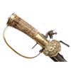 Image 2 : Flintlock sword pistol in European style,  11mm caliber, 5&#8221; round barrel, 2