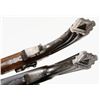 Image 5 : Beautifully cased pair of percussion target  or dueling pistols, each in .4