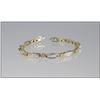 Image 1 : Glittering Princess cut Diamond Bracelet with  140 princess cut diamonds we