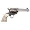 Image 1 : **Colt SAA revolver, .44-40 caliber, 4.75&#8221;  barrel, S/N 261446, patina fini