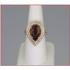 Image 2 : Exceptionally Beautiful Pear Shaped Ruby and  Diamond Ring featuring a 5.66