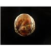 Image 1 : Men's 20.0 carat Fire Agate in 20.7 gr 14k  gold, size 12 1/2, labor intens