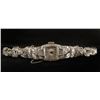 Image 5 : Important and capital quality art deco  diamond and platinum wristwatch set