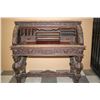 Image 1 : Magnificent carved desk; 18th to 19th  Century; marked &#8220;Fox Studios&#8221;; sold