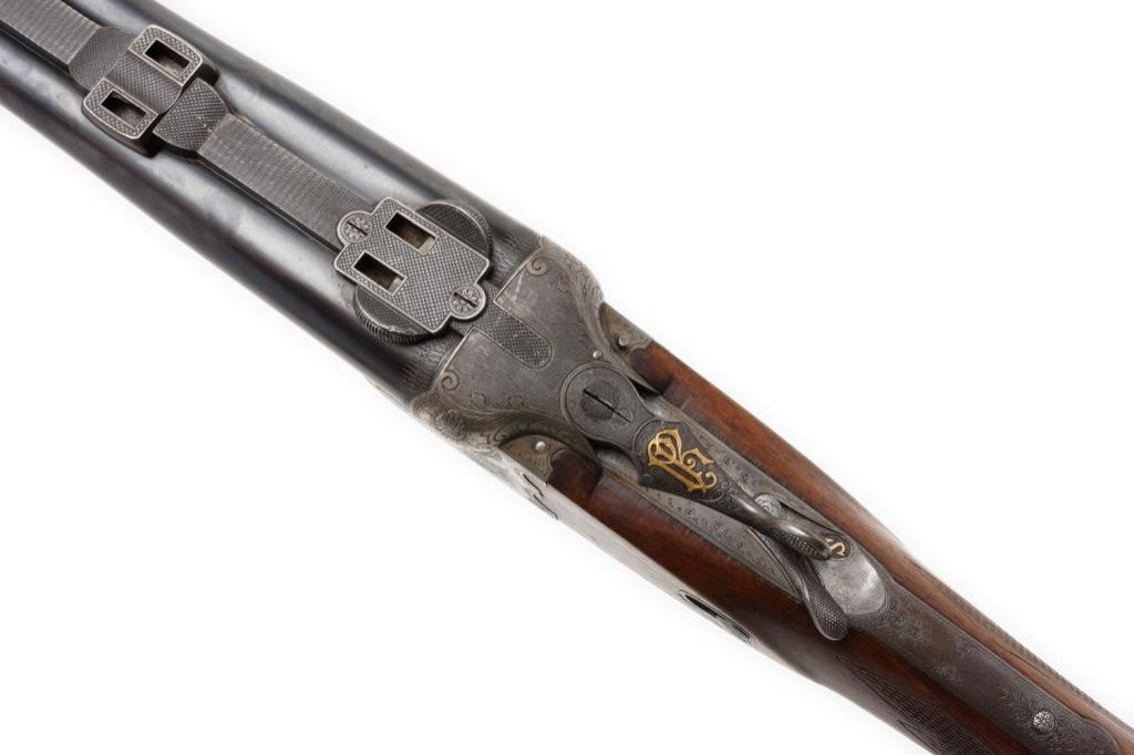 **Merkel Drilling rifle, 8x57R/16 gauge, 25.5” barrels, double set trigger