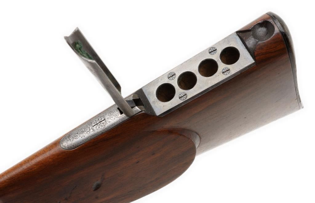 **Merkel Drilling rifle, 8x57R/16 gauge, 25.5” barrels, double set trigger