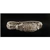 Image 7 : Capital and estate quality platinum art deco  bracelet set with 11.17 carat