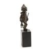 Image 1 : Bronze of small boy coming home from fishing;  approximately 8&#8221; in height o