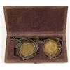 Image 2 : Deluxe cased pocket size gold scales with  eagle on the lid. Velvet lined l