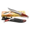 Image 1 : Oregon Trail Combo knife set with sheath and  cardboard box;  Largest knife