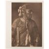 Image 1 : Framed on mat older sepia tone print of  Indian with Winchester rifle by Ed