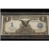 Image 1 : Series of 1899 large U.S. one dollar Silver  Certificate in protective casi