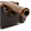 Image 4 : Bronze desk size cannon on wood carriage,  approx. 12&#8221; x  7&#8221; x  4&#8221; in overa