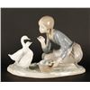 Image 1 : Lladro figure of a young woman and two ducks,  approximately  6” tall and 9