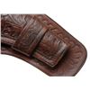 Image 4 : Beautifully tooled leather single loop  holster in overall fine condition;