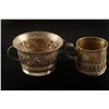 Image 2 : 2-old Sterling Silver cups hallmarked  weighing approx. 190 gms. approx. 6