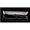 Image 1 : One strand of fine black Pearls, 8.6mm in  diameter and 20 inches long.Est.