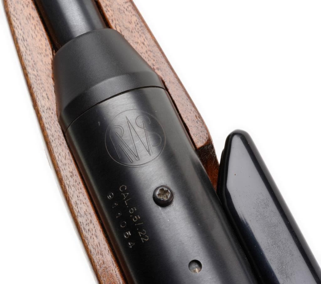 RWS Diana Model 48 air rifle, .22 caliber, 17.5” barrel, S/N 911054, blued