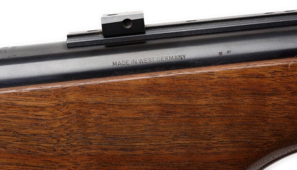 RWS Diana Model 48 air rifle, .22 caliber, 17.5” barrel, S/N 911054, blued