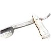 Image 3 : Antique pearl handled straight razor marked  &#8220;J.A. HENCKELS./ TWIN WORKS/SO