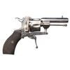 Image 1 : Pocket pinfire revolver with folding trigger,  7mm caliber, 2.5&#8221; octagon ba