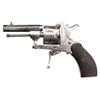 Image 2 : Pocket pinfire revolver with folding trigger,  7mm caliber, 2.5&#8221; octagon ba