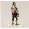 Image 2 : Miniature suit of armor approximately 9&#8221; in  height on plastic base;  finel