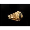 Image 2 : Vietnam Veteran's Commemorative Men's Ring  set in 16.8 gr 14k gold with a