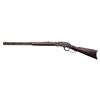 Image 2 : Winchester Model 1873 lever action rifle, .38  caliber, 24&#8221; half round/half