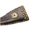 Image 6 : U.S. flintlock musket with large tacked  decoration in Indian fashion; also