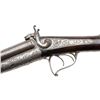 Image 4 : French pinfire side by side shotgun, highly  engraved, 12 gauge, 29&#8221; damasc