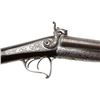 Image 5 : French pinfire side by side shotgun, highly  engraved, 12 gauge, 29&#8221; damasc
