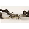 Image 2 : Nineteenth Century California-style spurs  with engraved silver or German s