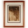 Image 1 : Sepia tone print by Curtis, #622 titled &#8220;A  Cree Girl&#8221;; marked from copyrig