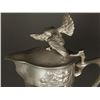 Image 2 : Jugendstil crystal tankard with pewter  overlay and wood grouse or langerha