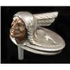 Image 1 : Pontiac hood ornament, large size, brass  face, good to very good condition