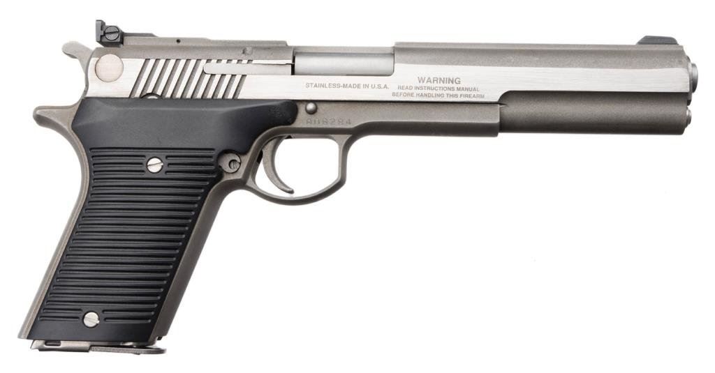 *AMT Automag III semi-automatic pistol, .30 carbine caliber, (Irwindale, C