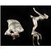Image 1 : Lot of 2 vintage hood ornaments including a  small size diving woman with t