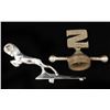 Image 2 : Lot of 2 hood ornaments including an early  1920&#8217;s &#8220;Price Auto Service&#8221; cap