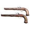 Image 2 : Pair of Custom made Flintlock Pistols in  French Empire Style influenced by