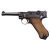 Image 2 : **DWM Luger semi-automatic pistol, 9 mm  caliber, 4&#8221; barrel, S/N 3046, mili